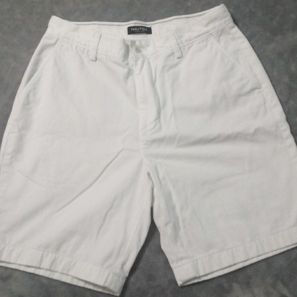 Nautica classic flat front deck shorts